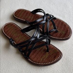 Women's Sam Edelman strappy flat sandals, size 7.5.